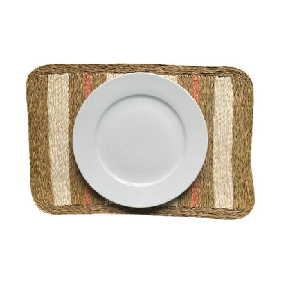 Rings of Jupiter Striped Rectangle Placemat