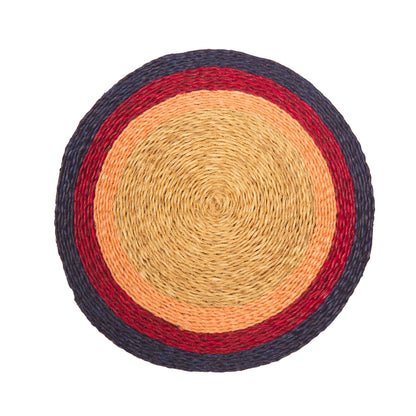 Festive Stripe Grasswoven Placemats