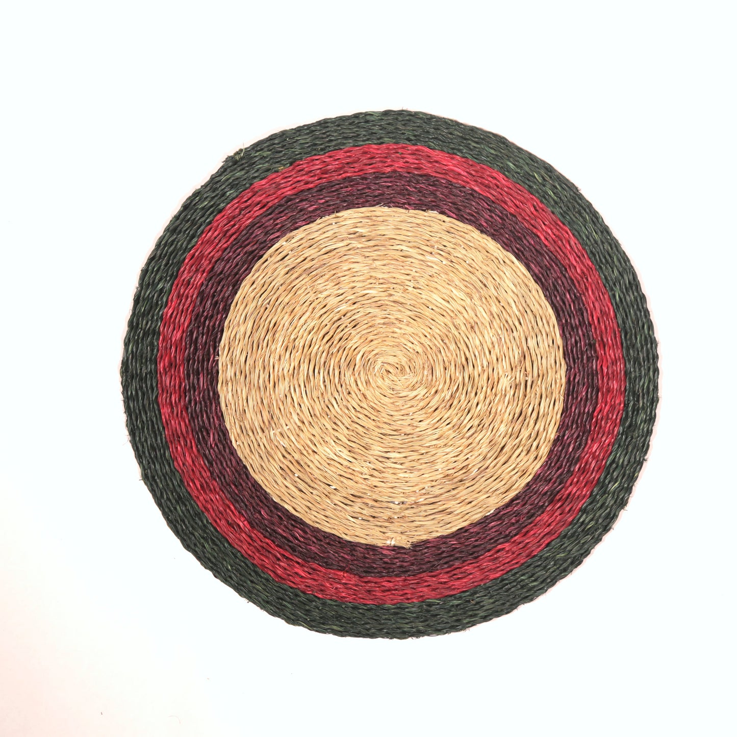 Festive Stripe Grasswoven Placemats